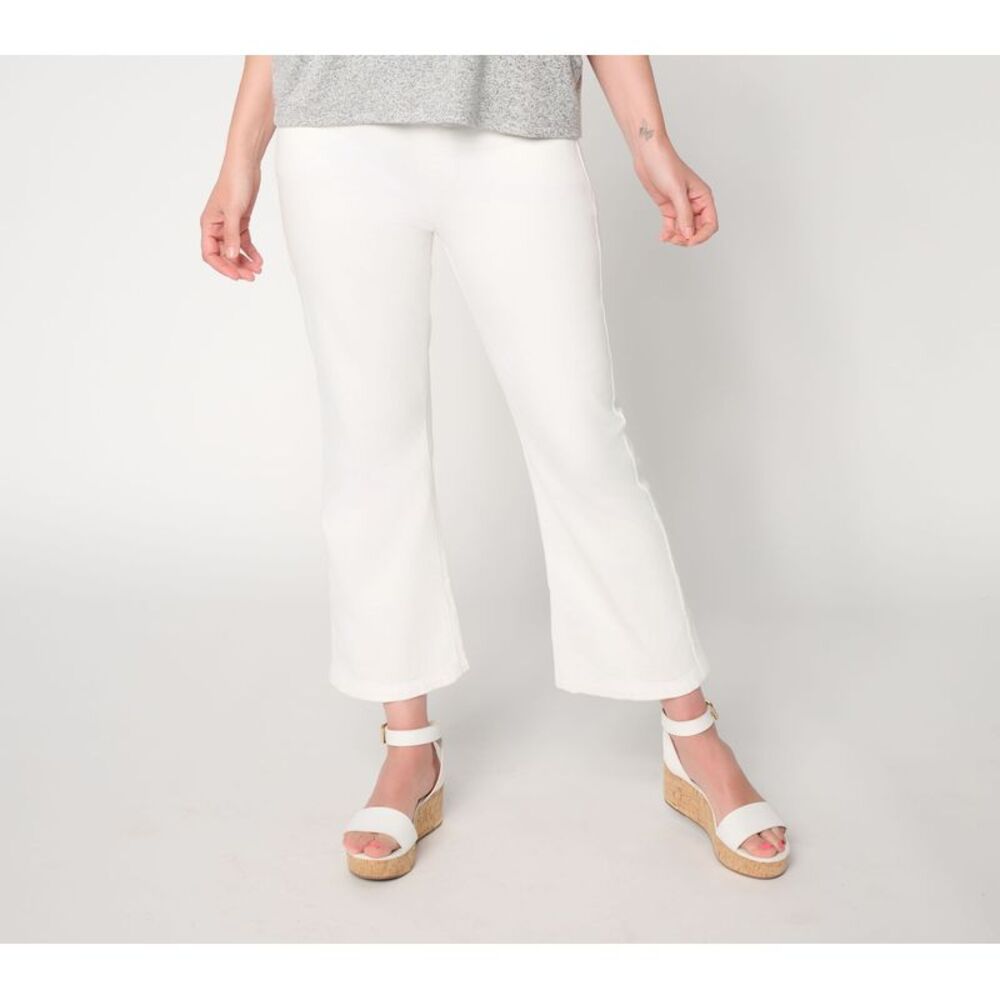 Liverpool Los Angeles Women's Pants Sz 0 Gia Glider Crop Jeans w White